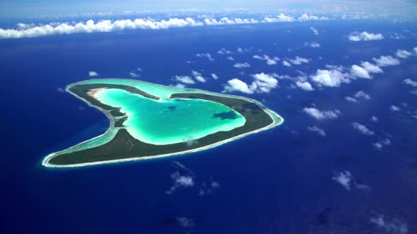Ilha Tupai e Bora Bora — Vídeo de Stock