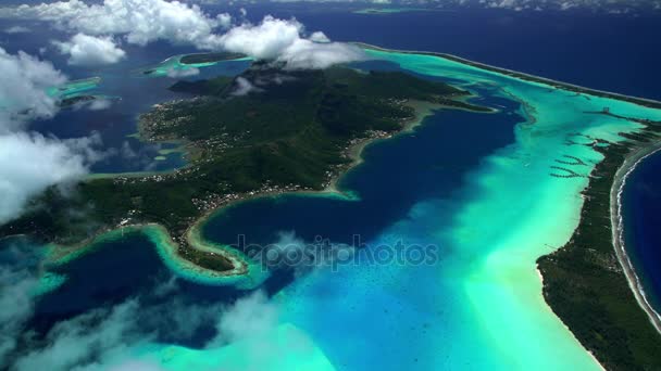 ORA Bora reef lagoon — Stockvideo