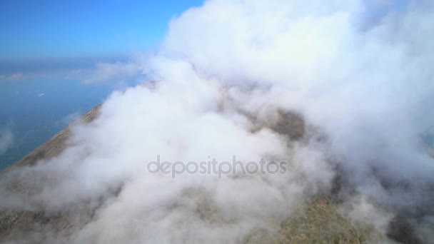 Vulcano Gunung Agung, Bali — Video Stock