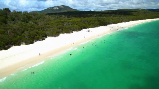 Whitehaven beach, Austrálie — Stock video