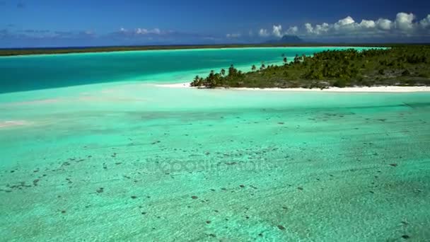 Ilha Tupai e Bora Bora — Vídeo de Stock