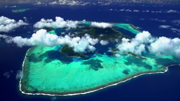 Paraíso de Tupai Heart Island — Vídeos de Stock