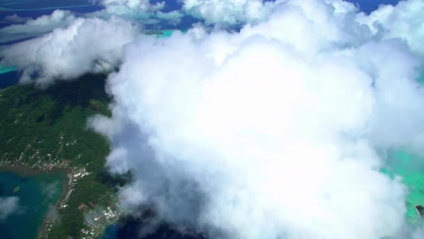 Luxusních letovisek ostrova Bora Bora — Stock video