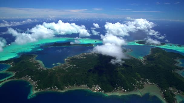 Mt. Otemanu, Vaitape — Stock videók