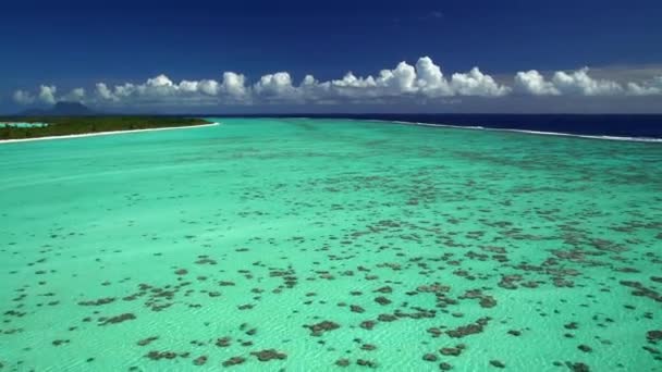 Tupai and Bora Bora Island — Stock Video