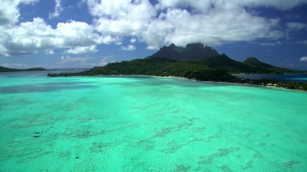 MT Otemanu Dağı, Pahia, Bora Bora — Stok video