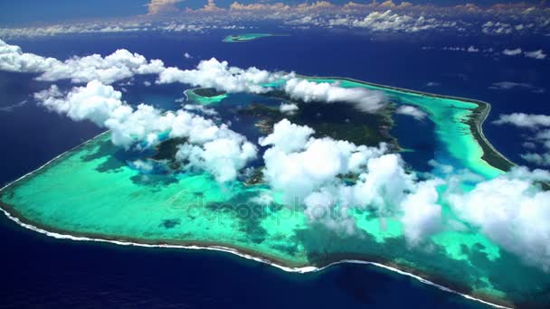 Barrier reef Tupai üzerinde — Stok video