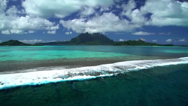 Monte Otemanu, Pahia, Bora Bora — Vídeo de Stock