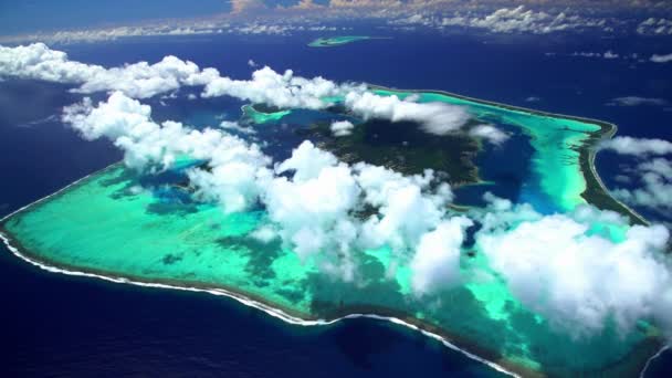 Bora Bora üzerinde Set Resifi — Stok video