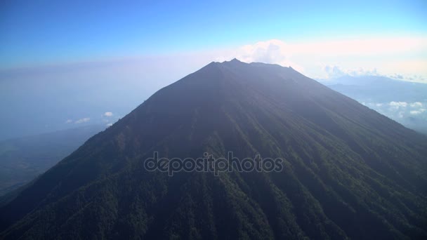 Gunung Agung volcano, Bali — Stok video