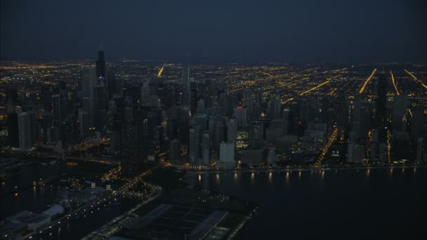 在芝加哥密歇根湖 — 图库视频影像