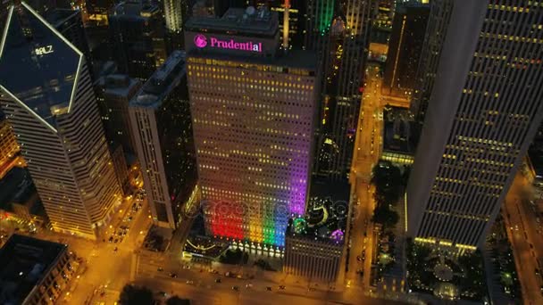 2 Prudential Plaza в Чикаго — стоковое видео