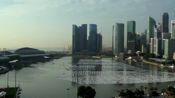 Marina Bay Sands Hotel — Stok video