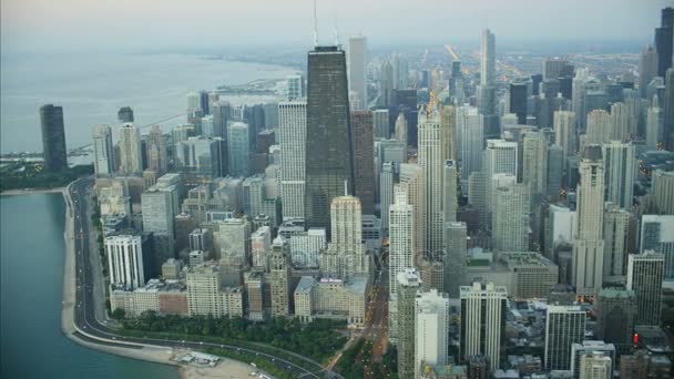 Hancock Tower en Chicago — Vídeos de Stock