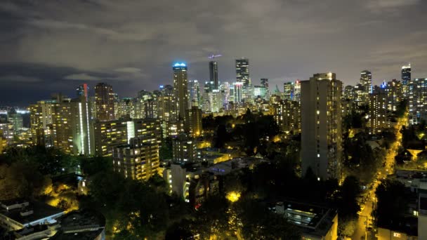 Straßen und Gebäude in Vancouver — Stockvideo