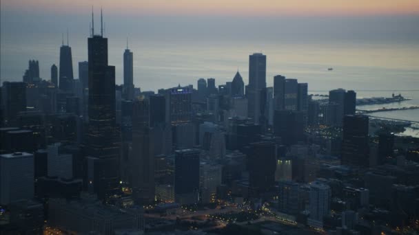 Torre Sears en Chicago — Vídeo de stock