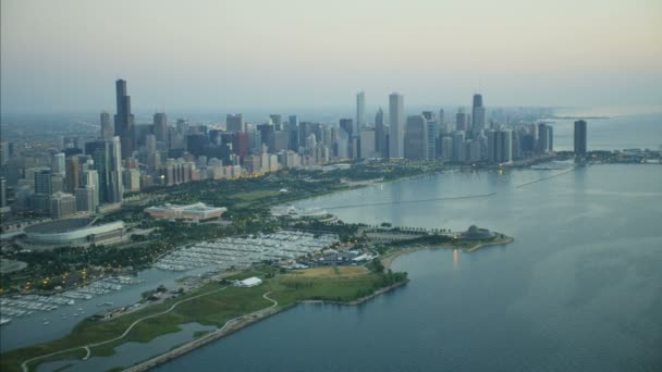 Стадіону Soldier Field в Чикаго — стокове відео