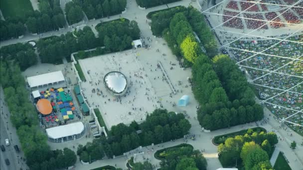 Millennium Park van Chicago — Stockvideo