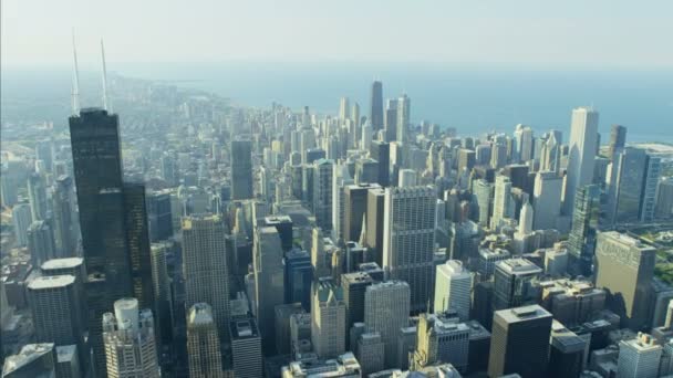 Willis Tower em Chicago — Vídeo de Stock