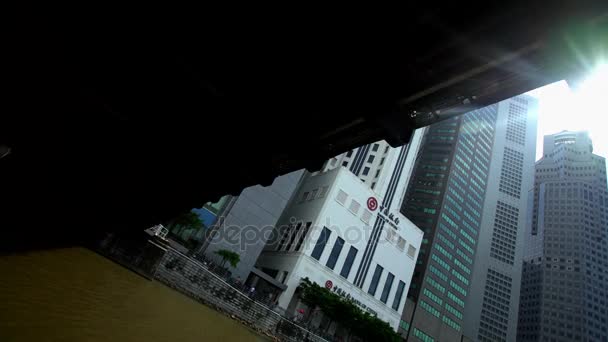 Marina Bay ουρανοξύστες — Αρχείο Βίντεο