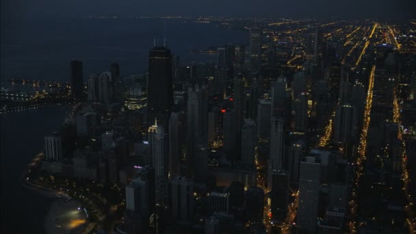 Lago Michigan en Chicago — Vídeos de Stock