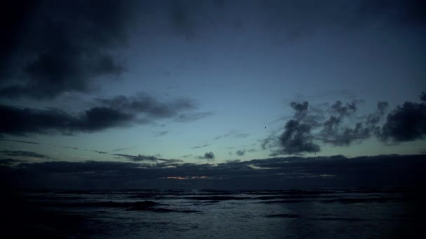 Tasmanska havet vågor på stranden — Stockvideo