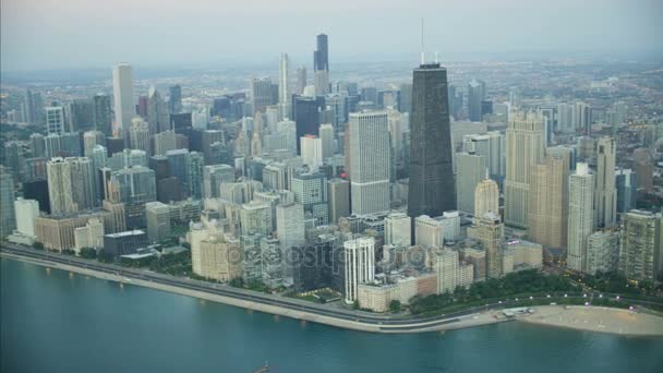 Hancock Center em Chicago — Vídeo de Stock