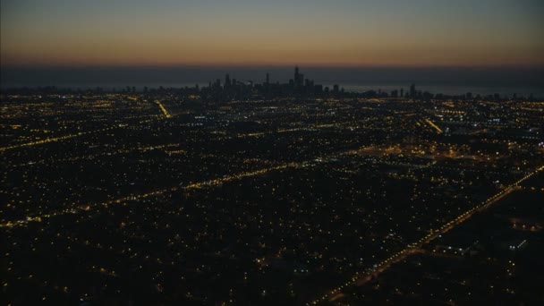 Chicago gökdelen binalar — Stok video