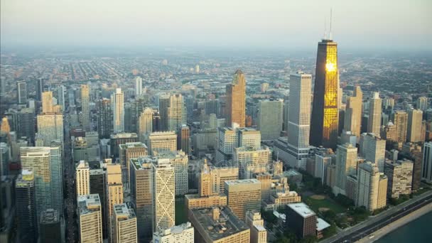 Hancock Center em Chicago — Vídeo de Stock