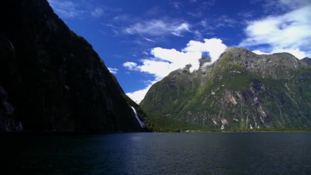 Fiordland nationalpark — Stockvideo