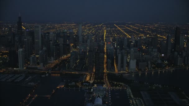 Lake michigan i chicago — Stockvideo