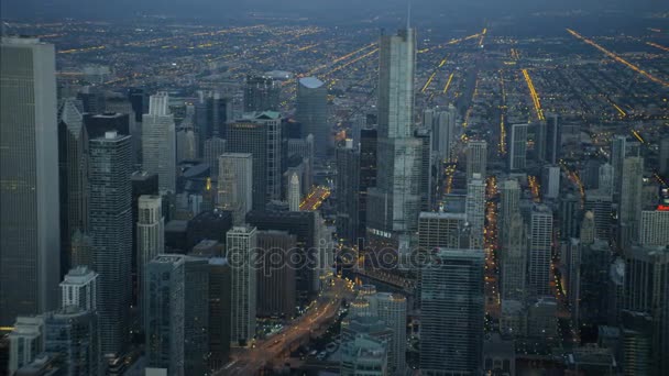 Aon Center i Chicago — Stockvideo