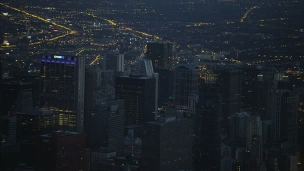 Chicago y Sears Tower — Vídeos de Stock