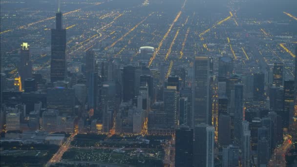 Chicago com torre Sears — Vídeo de Stock