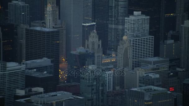 Chicago e Trump Tower — Vídeo de Stock