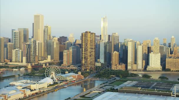 Мичиган в Чикаго — стоковое видео