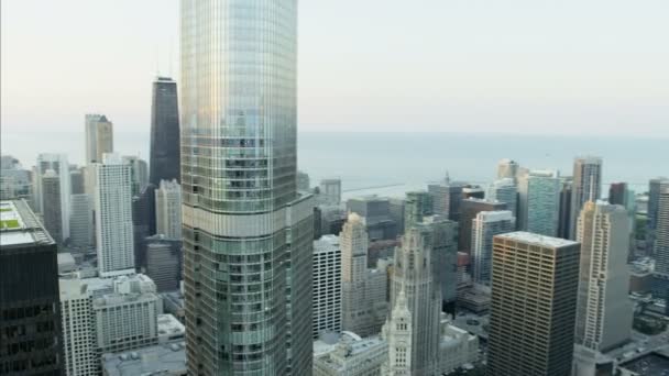 Trump toren in Chicago — Stockvideo