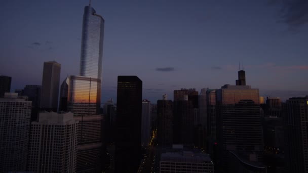Trump Tower i Chicago City — Stockvideo