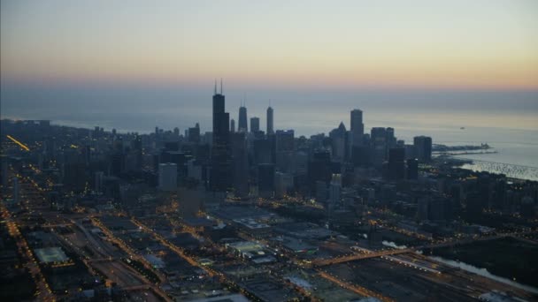 シカゴのウィリス ・ タワー — ストック動画