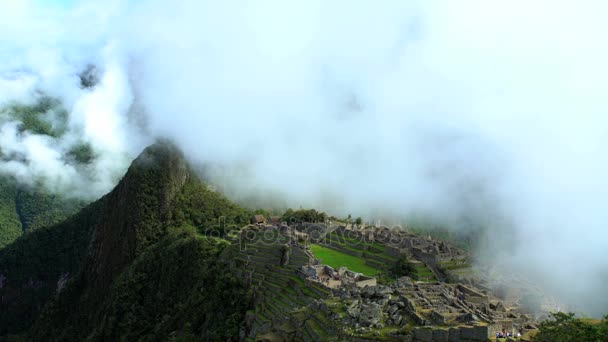 Machu Picchu nella foresta pluviale peruviana — Video Stock