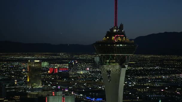Stratosphere Tower, Las Vegas — Stock Video