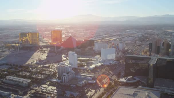 Hotéis e Casinos de luxo Las Vegas — Vídeo de Stock