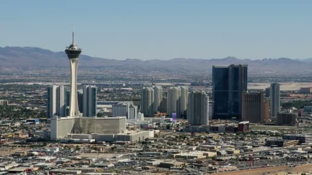 Stratosphere Tower, Las Vegas — Stok Video