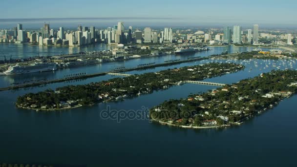 Vista del amanecer de las Islas Palm — Vídeos de Stock