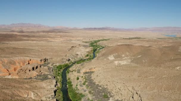 Пустынный пейзаж Невады — стоковое видео
