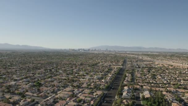 Przedmieścia mieszkalne, Las Vegas — Wideo stockowe