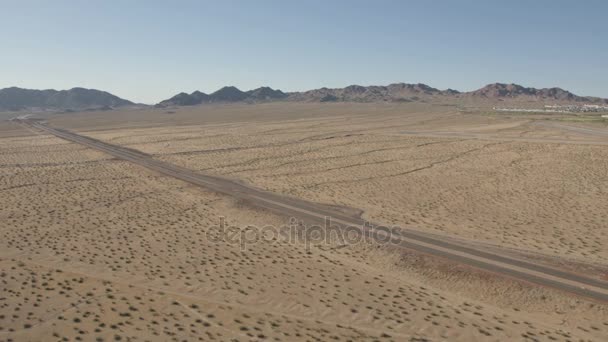 US95 Autostrada nel deserto del Mojave — Video Stock