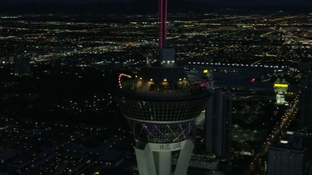 Torre de la estratosfera, Las Vegas — Vídeos de Stock