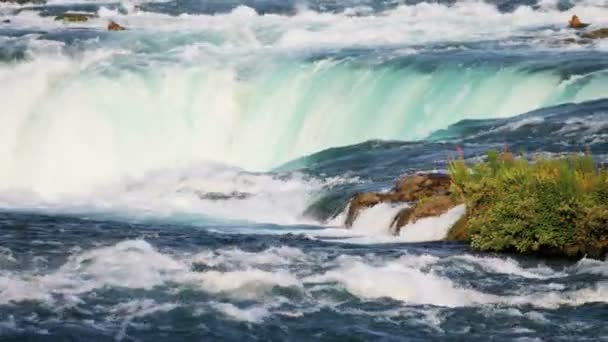 Niagara Falls enerji üretme hidroelektrik enerji — Stok video