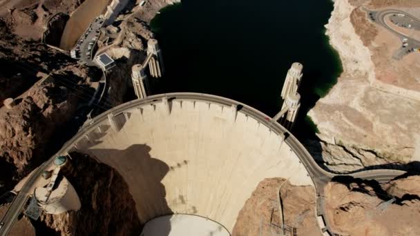 Hoover Barajı Nevada — Stok video